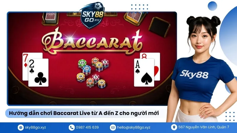 Hướng dẫn chơi Baccarat Live từ A đến Z cho người mới