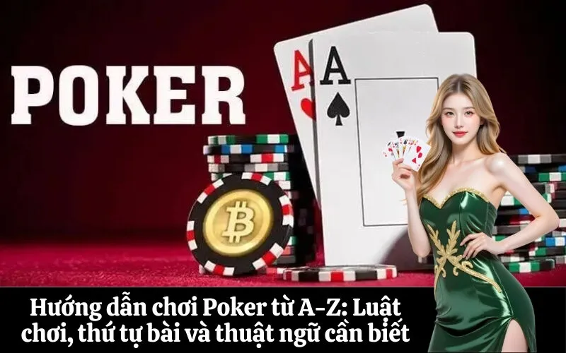 Hướng dẫn chơi Poker từ A-Z Luật chơi, thứ tự bài và thuật ngữ cần biết