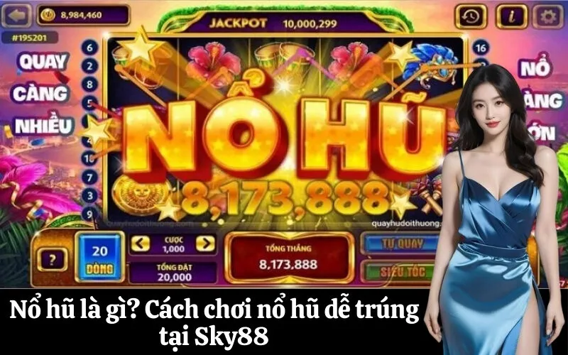 Nổ hũ là gì Cách chơi nổ hũ dễ trúng tại Sky88
