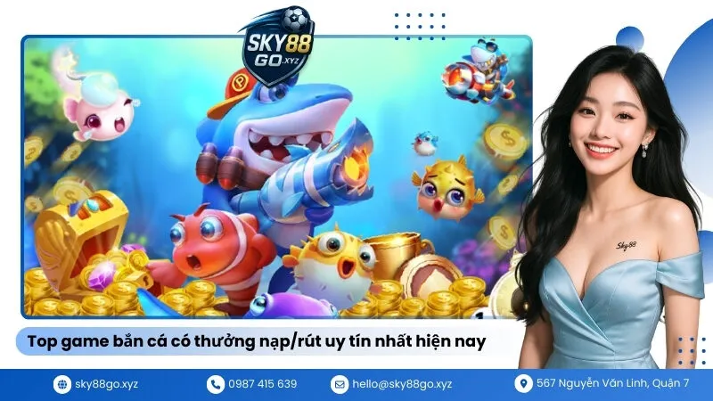 Top game bắn cá có thưởng nạprút uy tín nhất hiện nay